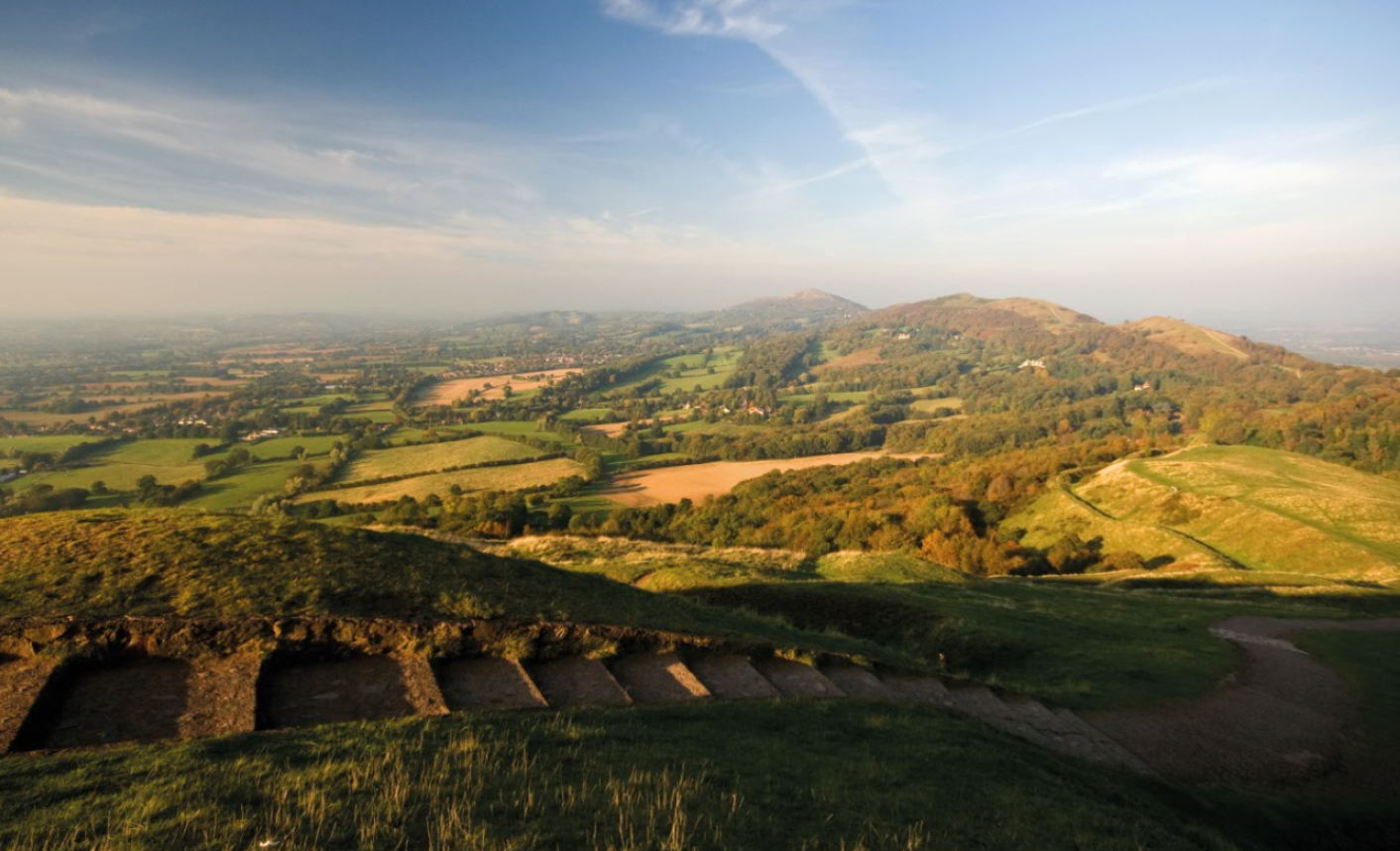 The Malvern Hills in Worcestershire